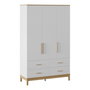 Hanah Home Armario Etto Mm1.44.03.C1 Madera y Roble Blanco